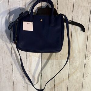LC Lauren Conrad Navy Crossbody Bag